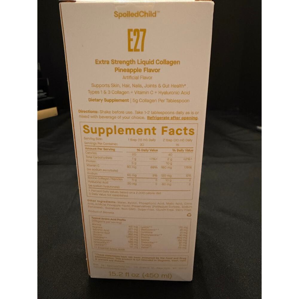 SpoiledChild Wellness Bundle: (2) J29 ACV Probiotic & (1) E27 Liquid Collagen - Picture 5 of 7